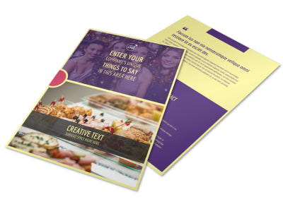 Office Party Flyer Template preview