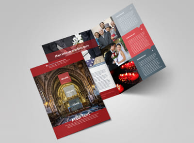 Service Info Bi-Fold Brochure Template 2 preview