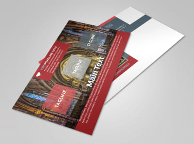 Service Info Postcard Template 2 preview