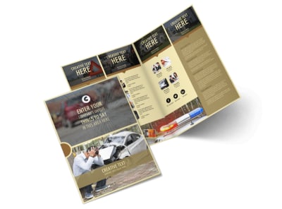 Accident Compensation Bi-Fold Brochure Template 2 preview