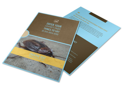 Exterminator Flyer Template preview