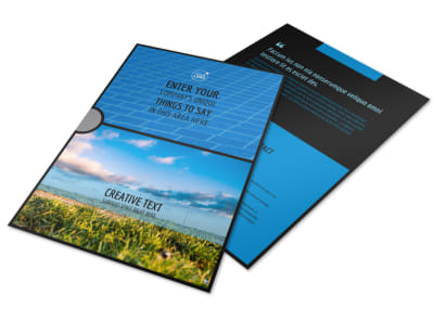 Eco Investments Flyer Template preview