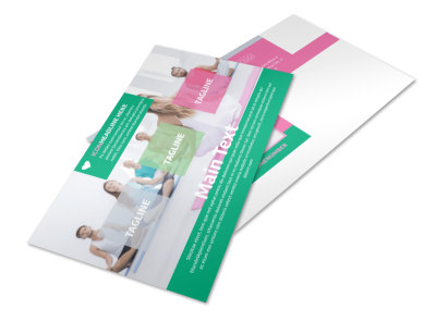 Fit Yoga Class Postcard Template 2 preview