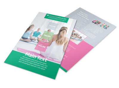 Fit Yoga Class Flyer Template 3 preview