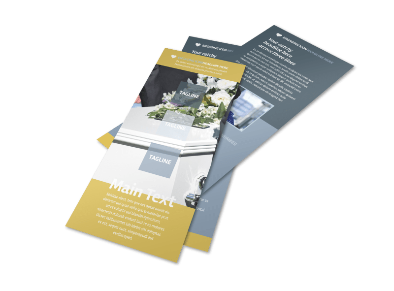 Funeral Service Flyer Template 2