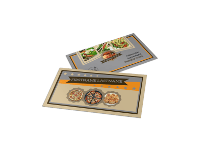 Pizza Shop Business Card Template