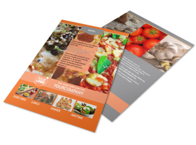Pizza Menu Flyer Template preview