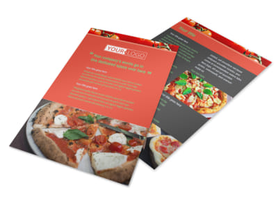 Delicious Pizza Menu Flyer Template 3 preview