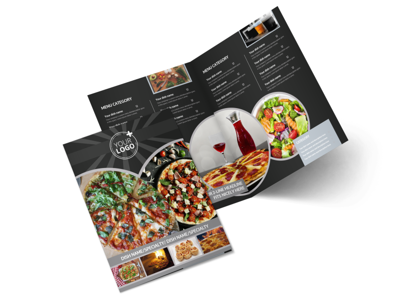 Awesome Pizza Restaurant Brochure Template Preview 1