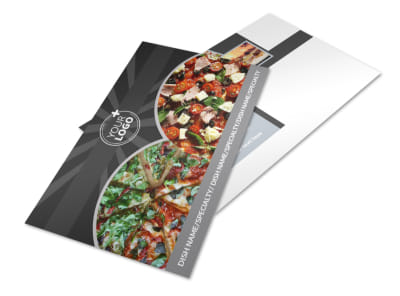 Awesome Pizza Restaurant Postcard Template 2 preview
