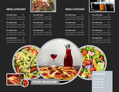 Awesome Pizza Restaurant Brochure Template Preview 2