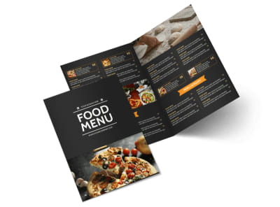 Famous Pizza Menu Bi-Fold Brochure Template 2 preview