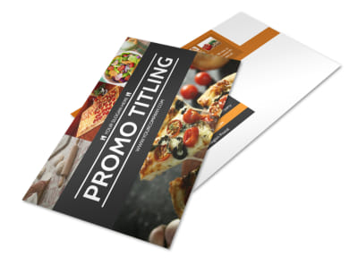 Famous Pizza Menu Postcard Template 2 preview