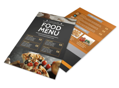 Famous Pizza Menu Flyer Template 3 preview