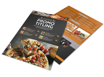 Famous Pizza Menu Flyer Template preview