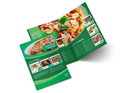 Italian Pizza Restaurant Bi-Fold Brochure Template 2 preview