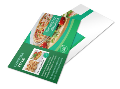 Italian Pizza Restaurant Postcard Template 2 preview