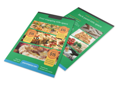 Yummy Pizza Restaurant Flyer Template 3 preview