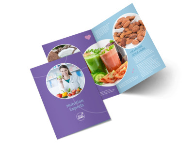 Health Nutrition Experts Bi-Fold Brochure Template 2 preview