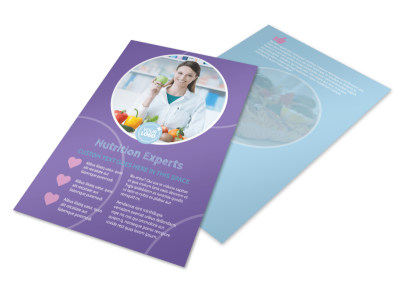 Health Nutrition Experts Flyer Template 3 preview