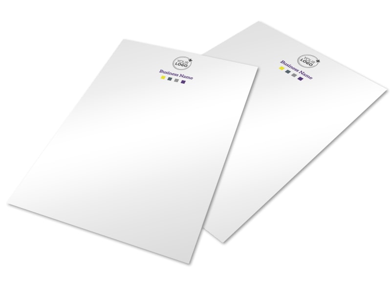 Photography Letterhead Templates