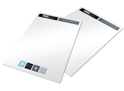 Urban Real Estate Letterhead Template preview