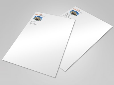 Property Management Letterhead Template preview