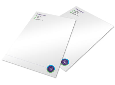 Medical Technology Letterhead Template preview