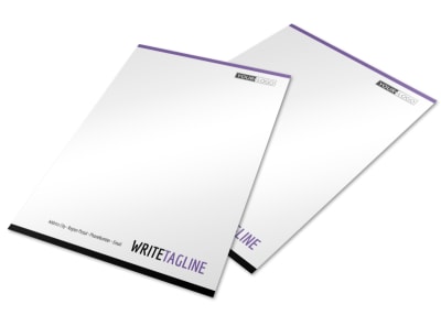 Fitness Gym Letterhead Template preview