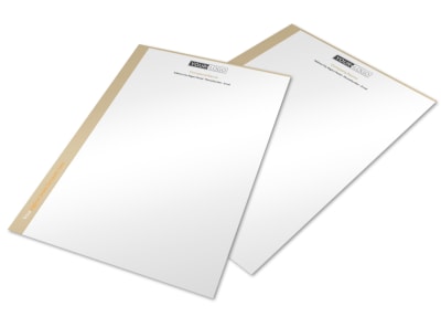 Bible Camp Letterhead Template preview