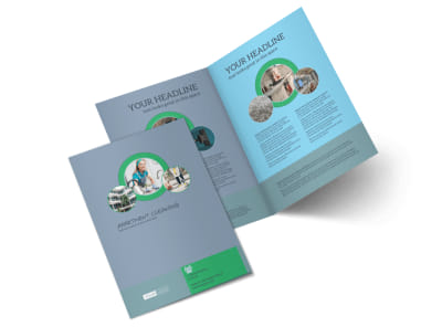 Affordable Apartment Cleaning Bi-Fold Brochure Template 2 preview