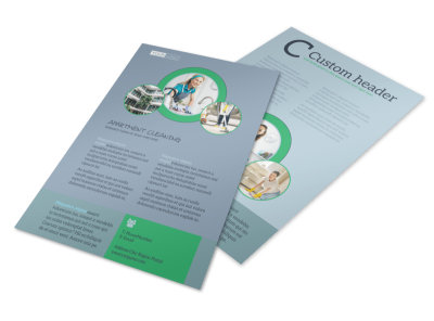 Affordable Apartment Cleaning Flyer Template 3 preview