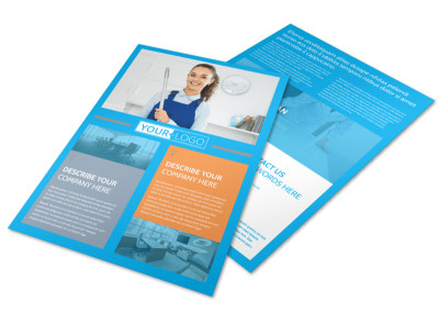Office Cleaning Specialist Flyer Template preview