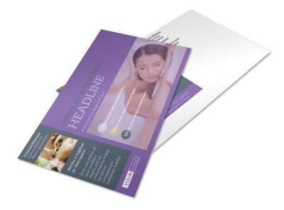 Relaxing Day Spa Postcard Template 2 preview