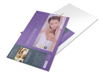 Relaxing Day Spa Postcard Template preview