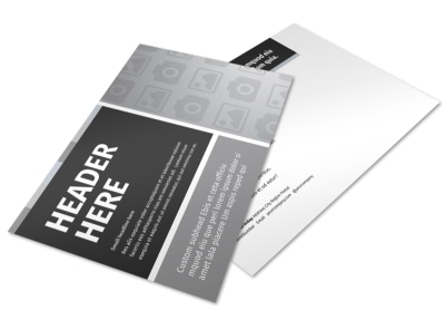 Generic Postcard Template 10973 preview
