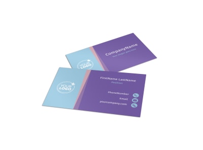 Fun Baby Shower Service Business Card Template preview