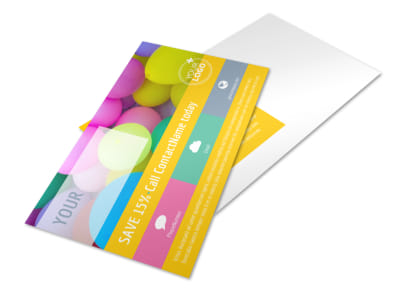 Children Party Fun Postcard Template 2 preview