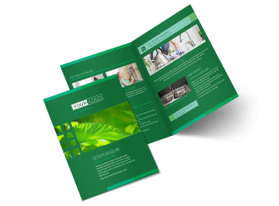 Go Green Cleaning Bi-Fold Brochure Template 2 preview