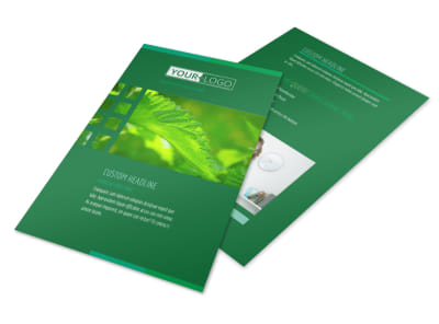 Go Green Cleaning Flyer Template 3 preview