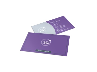 Late Night Club Party Business Card Template preview