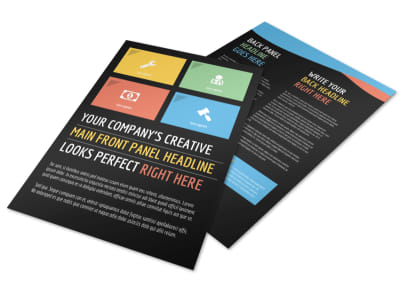 Top Fitness Center Flyer Template preview