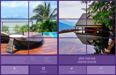 Luxury Villa Rental Brochure Template Preview 1