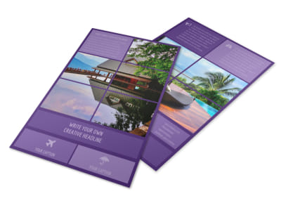 Luxury Villa Rental Flyer Template 3 preview