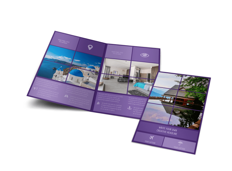 Luxury Villa Rental Brochure Template Preview 1