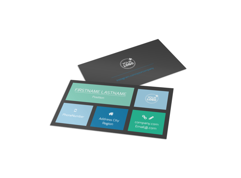 Scenic Helicopter Tours Business Card Template