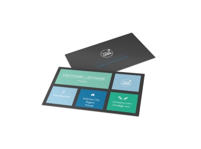 Fly High Air Travel Business Card Template preview