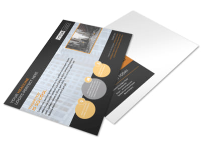 Elite Commercial Real Estate Postcard Template preview