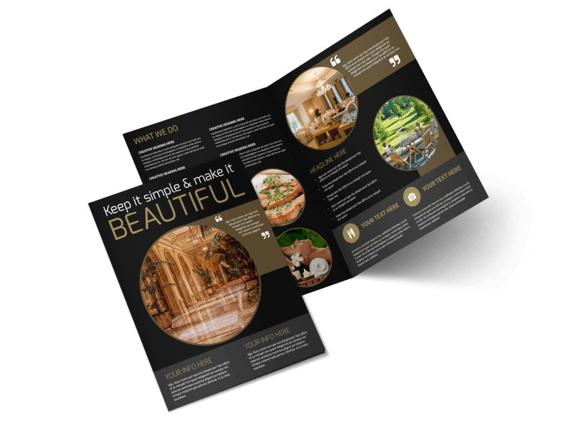 Five Star Luxury Hotels Brochure Template Preview 1