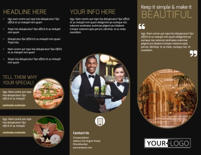 Five Star Luxury Hotels Brochure Template Preview 1